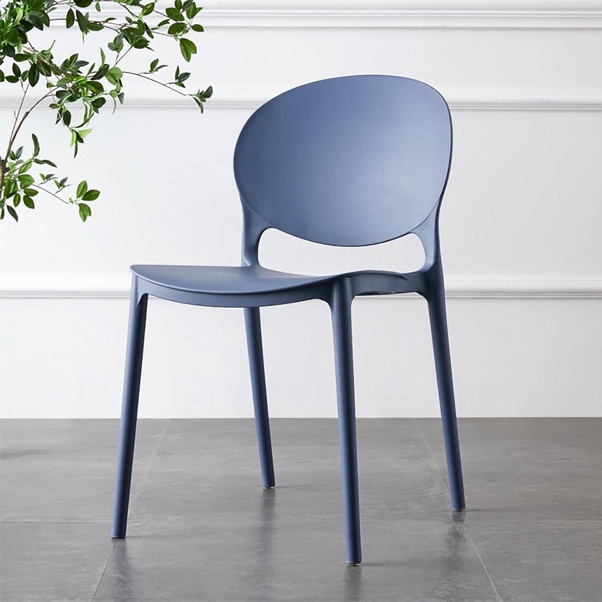 Stapelbare eetkamerstoelen - Moderne stoelen - Binnen en buiten - Geen montage nodig - 350