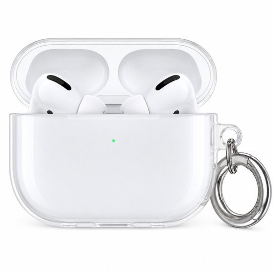 Étui compatible avec AirPods Pro 3 Gen (2025) – Coque TPU transparente avec anneau - Clair