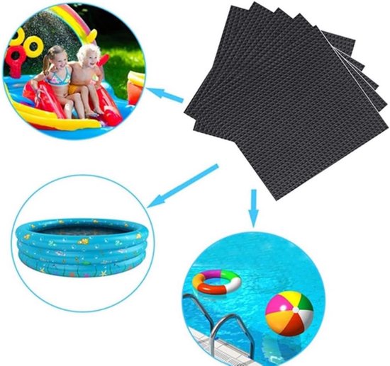 Trampoline Reparatie - Scheur Herstel - Veilig Spelen - Industriële Lijm - 20 x 15 cm - Zwart — afbeelding 4
