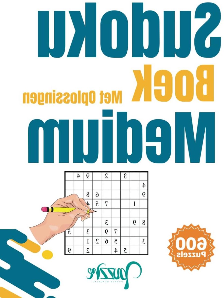 Sudoku Boek - Puzzelboek Logica - Hersentraining Oefenen - 600 Medium Puzzels - Grootletter Editie - Niet Van Toepassing
