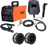Kibani Lasapparaat MIG-300PRO - Incl. 2 Rollen Lasdraad - IGBT-Inverter-Technologie - Semi-Automatische Omvormer - Lasapparaat Elektrisch - MIG - MMA - TIG