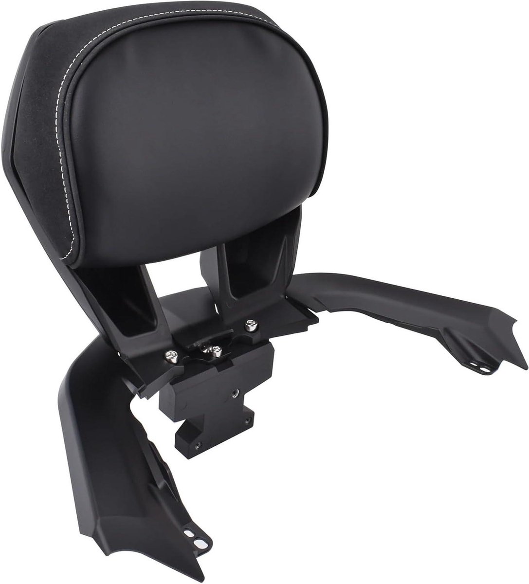 Motorfiets Rugleuning - Bagagedrager Kussen - Comfortabel Reizen - Robuuste Stalen Constructie - Niet gespecificeerd - Zwart