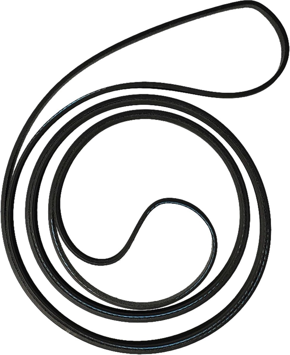 Wasdroger Riem - Aandrijfriem - Apparaat Reparatie - Precies Passend - 193 cm - Zwart thumbnail 4