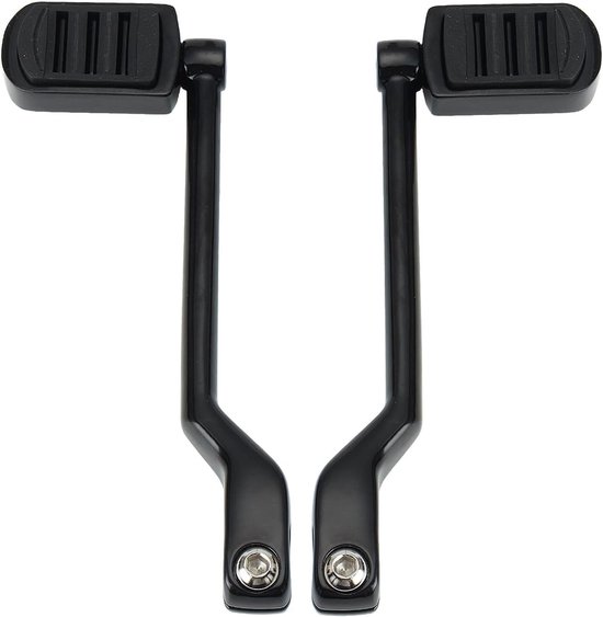 Schakelhendel Set - Hiel Teen - Motor Rijden - Duurzaam Aluminium - 1 Set - Chroom — afbeelding 3