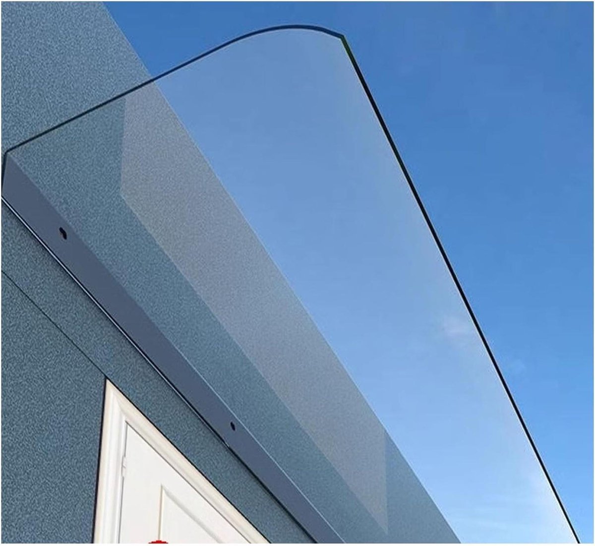 Deur Raam Luifel - Regen Shelter Cover - Bescherming Buiten - Milieuvriendelijk PC Materiaal - 50x220cm - Doorzichtig