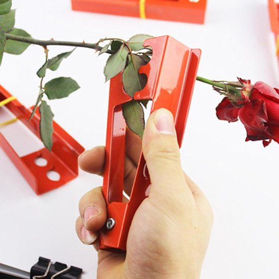 Rozen verwijderaar - Bloemtang - Doornen verwijderen - Efficiënt ontwerp - 1 stuk - Rood — afbeelding 3
