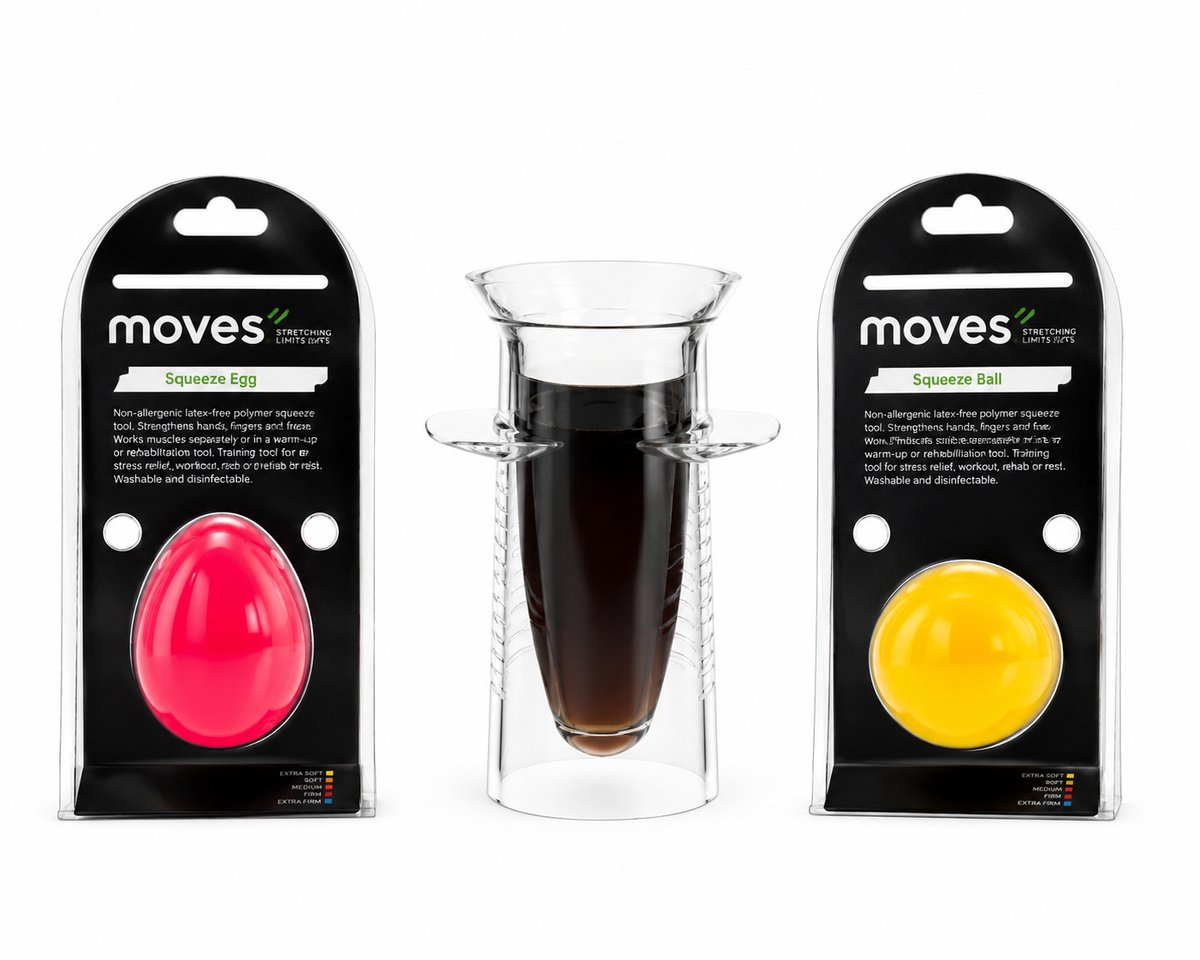 UpCup Grip & Zelfstandigheid Set - Drinkbeker met Knijpbal en Knijpei voor Gripkracht, Coördinatie & Dagelijks Comfort