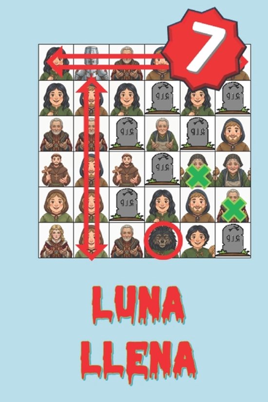 Luna llena (7) - cover
