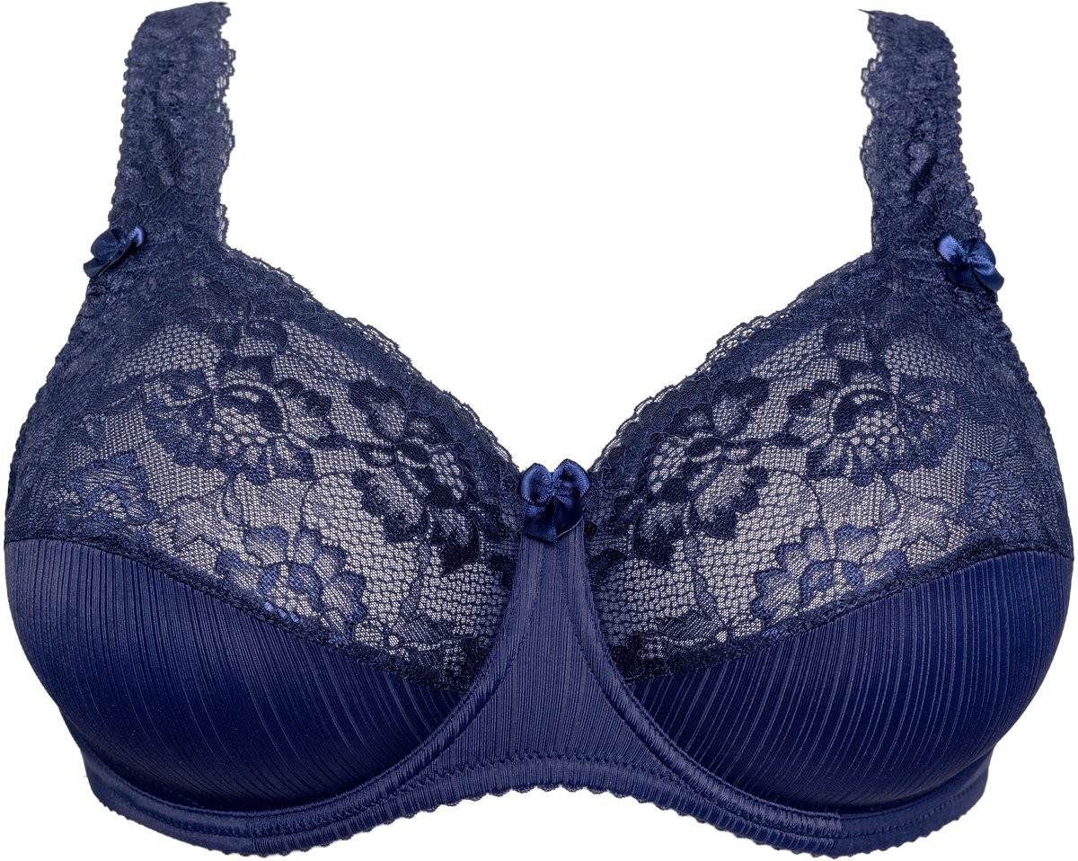 PLAISIR by Ulsoe Plaisir Beate beugel BH donkerblauw 80I-grote maten met draagcomfort
