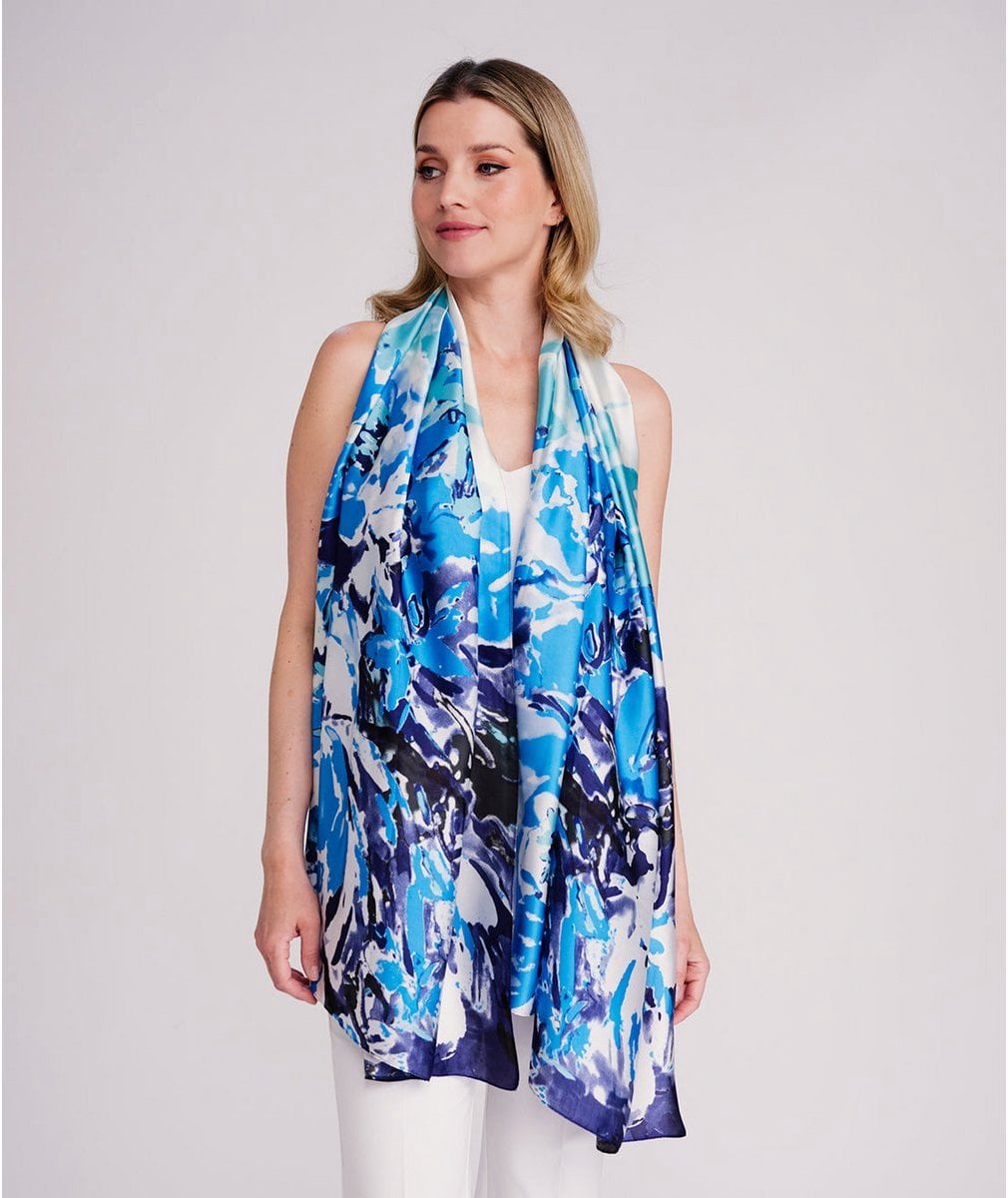 Pia Rossini Iris Luxe Satijnen Sjaal