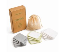 16x XL Wasbare Bamboe Wattenschijfjes Inclusief Waszakje | Bamboo | Herbruikbare Watjes | Ecologisch | Duurzame Reinigingsdoekjes | Face Pads | Make-up Verwijderen | Gezichtsreiniging | Gezichtsdoekjes |