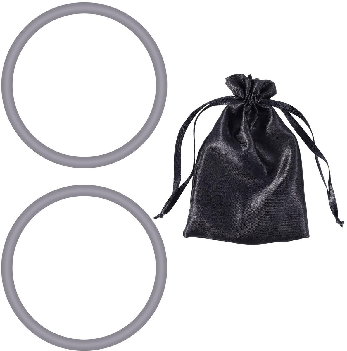 Dailygoods- Patellapeesband - 2x Siliconen Kniebanden - Opbergzak - Elastische Ondersteuning - Ergonomisch Ontwerp - Geschikt voor Hardlopen - Knieband