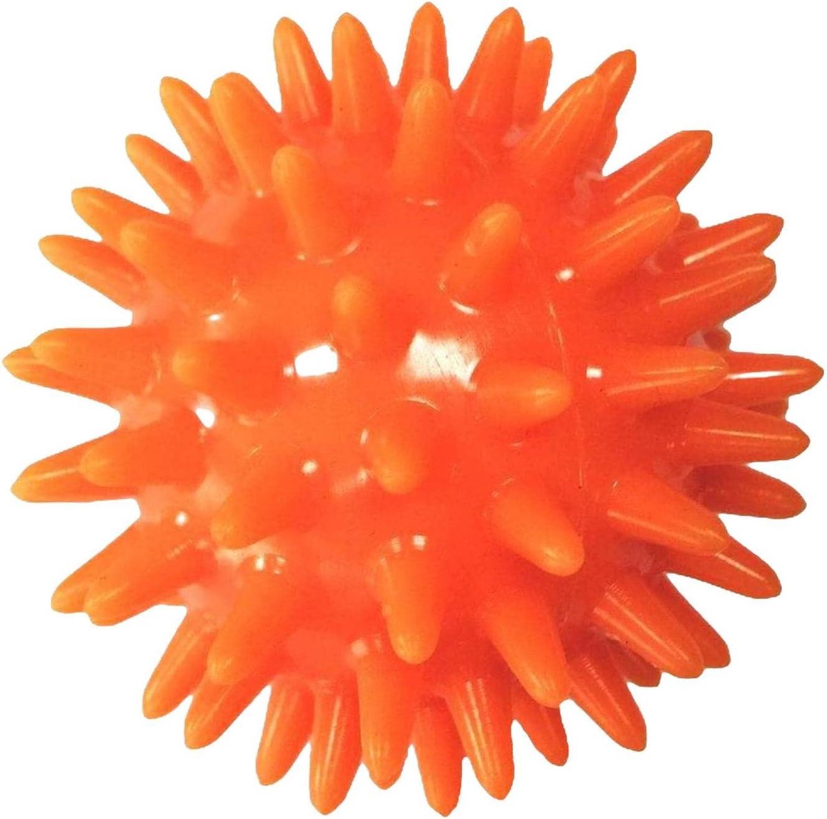 Massagebal - Spike bal - Spierontspanning - Stimuleert acupoints - 6 cm diameter - Oranje