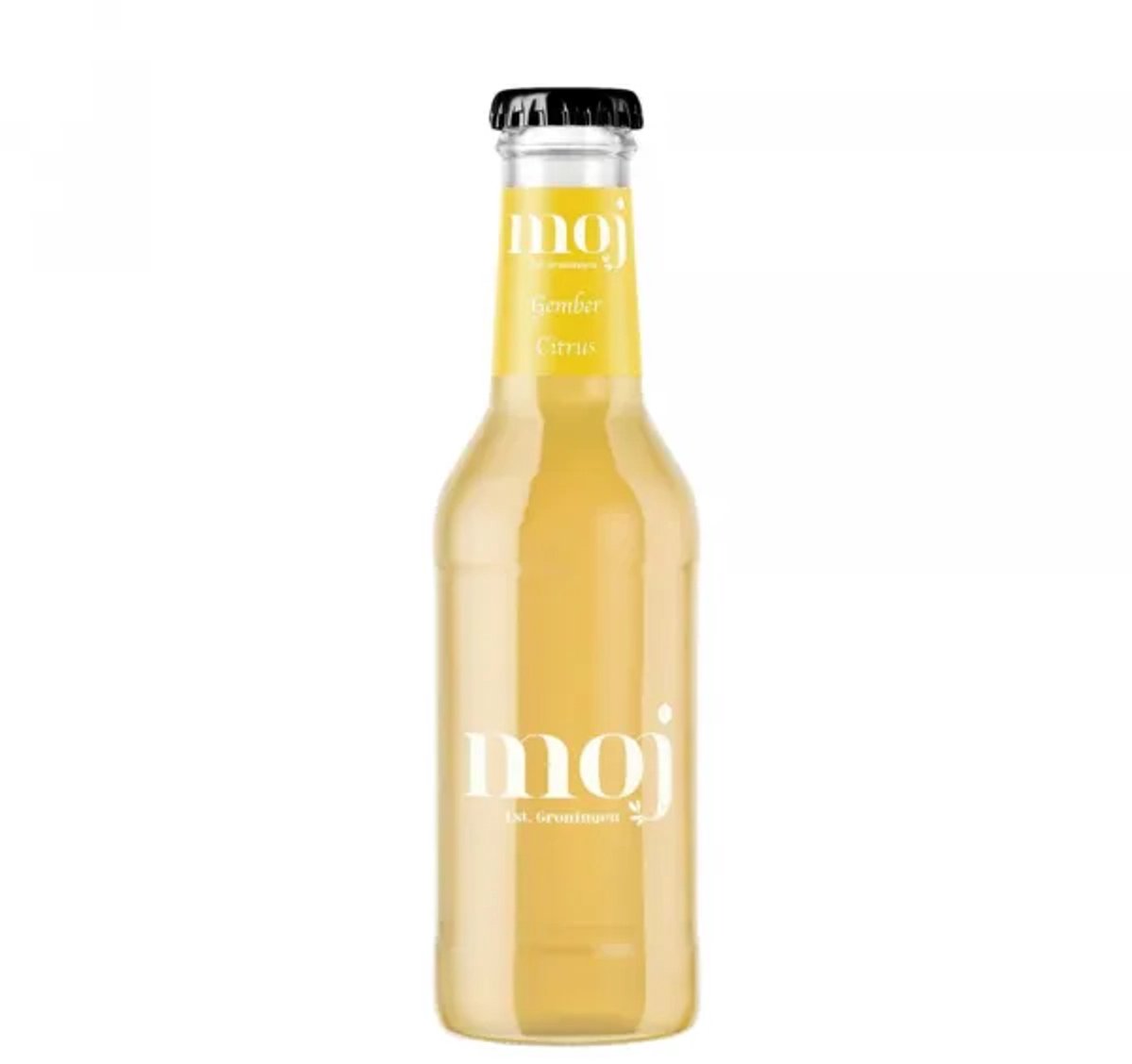 Moj bio gember-citrus lemonade glazen flesje (12x 0.2 liter)