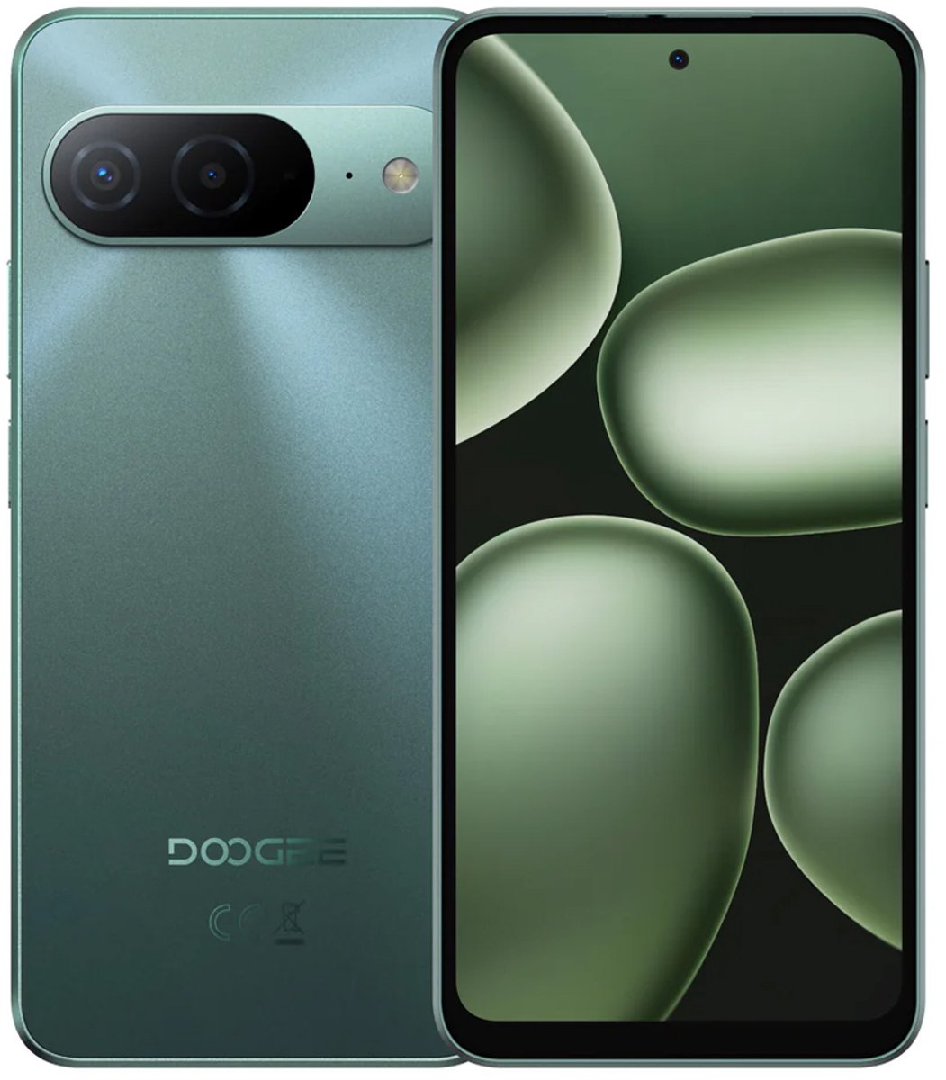 DOOGEE B10 Smartphone - Telefoon 2026 - 48GB RAM - 256GB ROM - 6,63" 120Hz - 7600mAh - IP68 waterdicht - NFC GPS - Groen