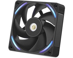 NZXT F120X Performance Fan - 120mm PWM RGB PC - Max Airflow & Static Pressure - Low Noise - LCP Frame & Blades - Magnetic Fluid Dynamic Bearing - 30mm Thick - Black