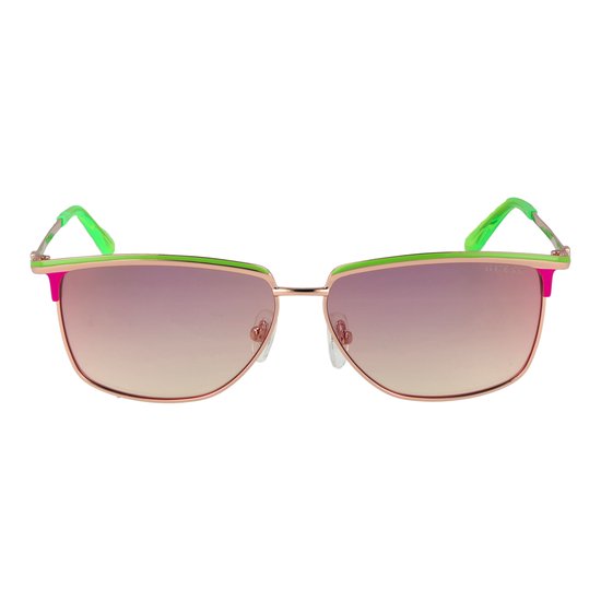 Guess Gu00133 Gepolariseerde Zonnebril Voor Dames Groen Bordeaux Mirror Vrouw van Merkloos — afbeelding 2