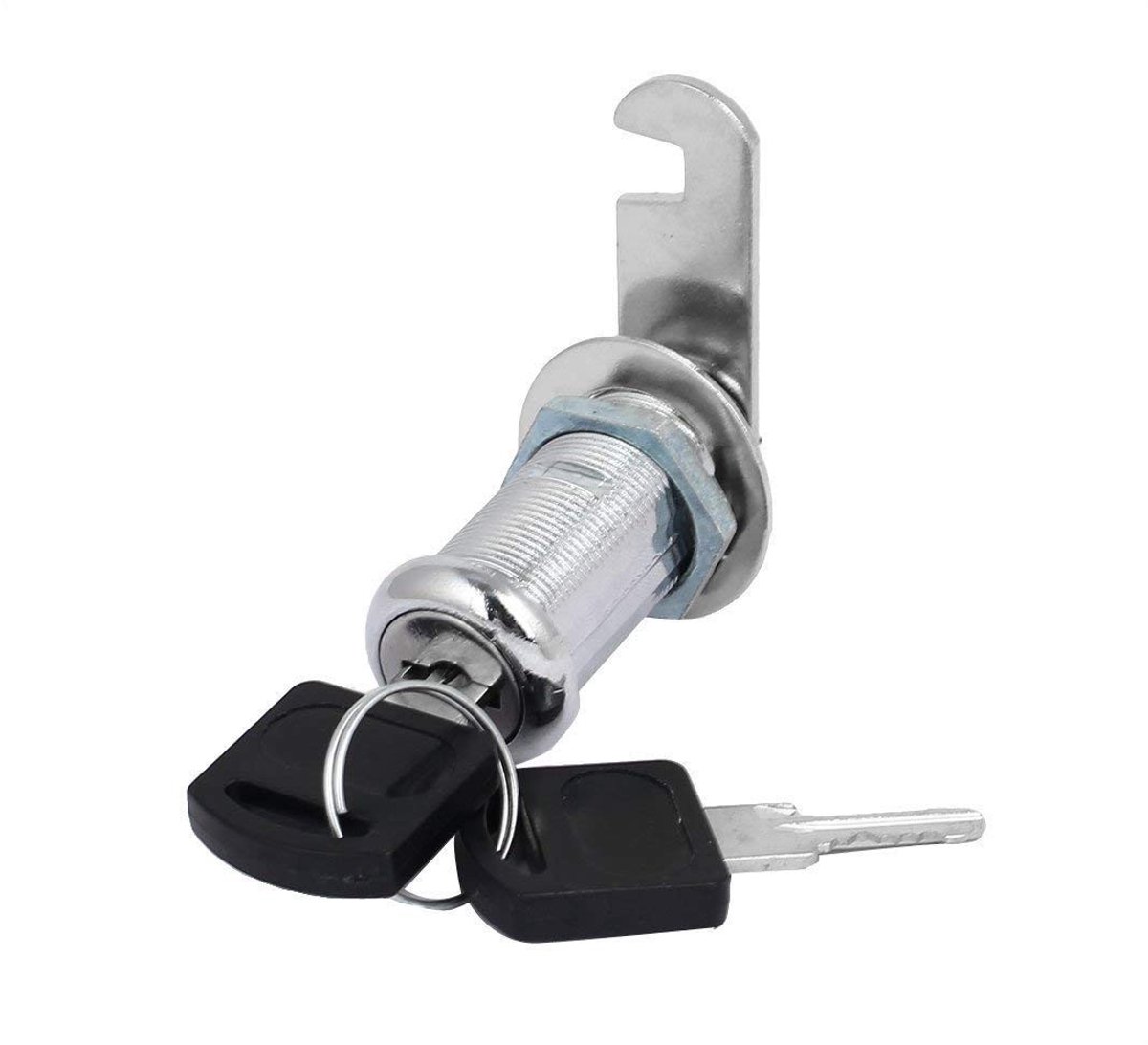 Dailygoods- Meubelslot 30 mm - Roterende Tongvergrendeling - Kastslot - Sleutels - Duurzaam - Roestvrij Staal - Eenvoudige Installatie