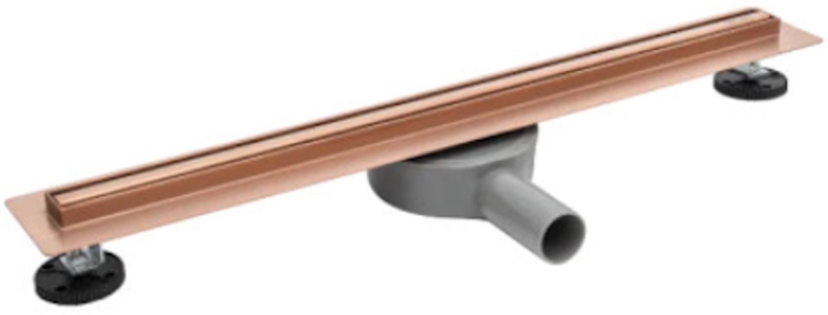 LINEA UNO - Linas 80x7cm - Koper - Douchegoot - - 991255