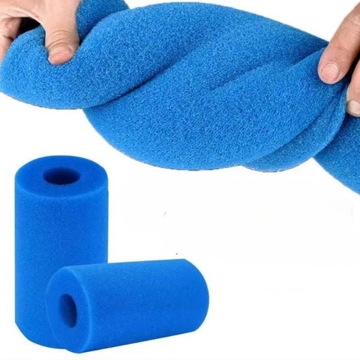 2stuks - Zwamfilterpatroon 10*4*20 - geschikt voor Intex filterpomp - Type spafilter en filter - geschikt voor Bestway spa-vervangfilter - geschikt voor SaluSpa 90352E - geschikt voor Lay-Z spa