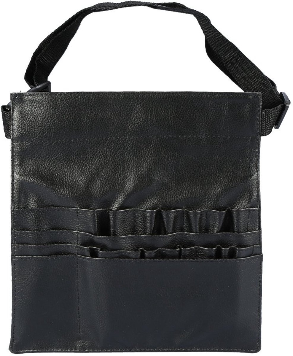 Dailygoods- Make-upborstel Organizer - Duurzaam - Verstelbare band - Opbergruimte - Compartimenten - Geschikt voor make-upartiesten - Make-up Tas