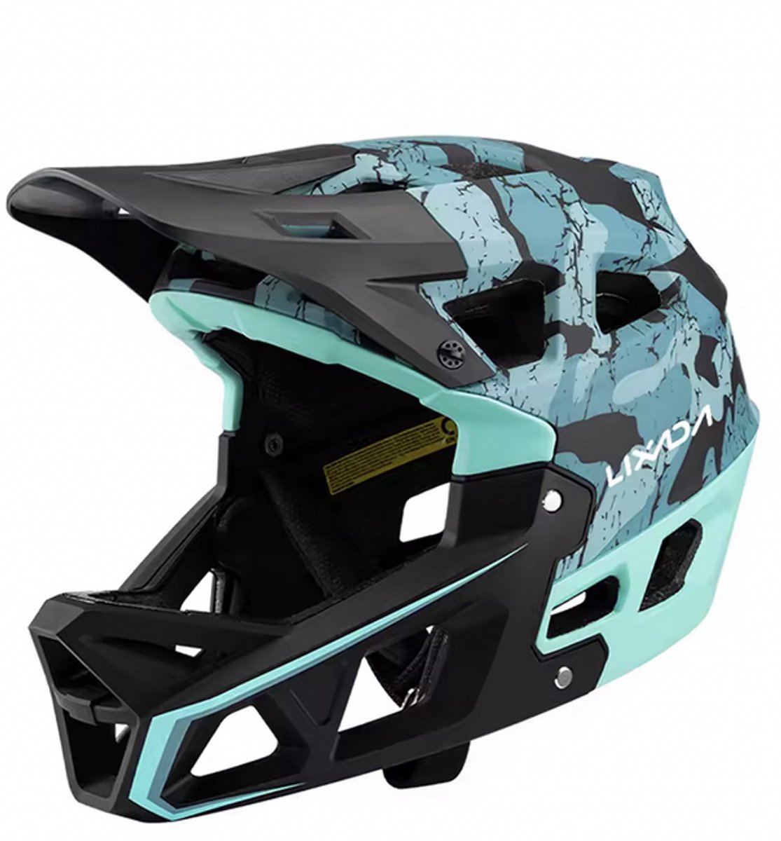 LUMÉ STORE Mountainbike Helm - MTB Helm - Fietshelm - Motorhelm - Scooterhelm - Afneembare Voering - Lichtgewicht - Maat M - Blauw