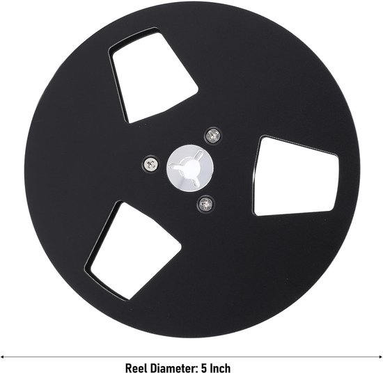 Lege Spoel - Tape Reel - Muziek Opnemen - Aluminium Legering - 5 Inch - Zilver — afbeelding 5
