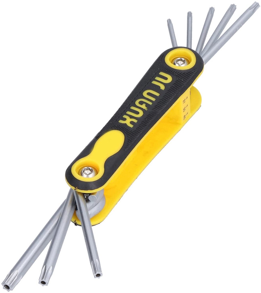 Dailygoods- Vouwsleutelsleutel Inklapbaar - Torx-sleutelset T9/T10/T15/T20/T25/T27/T30/T40 - Draagbare Combinatiesleutelset - Reparatiegereedschap - Hoogwaardige Kwaliteit - Multitool