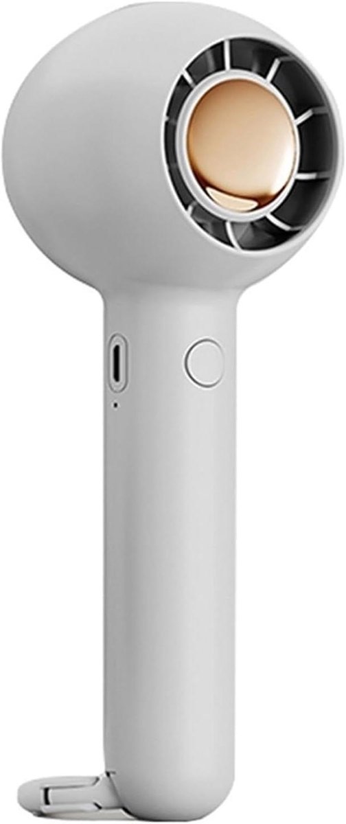 Bladloze Ventilator - Draagbare Mini Fan - Persoonlijke Koeling - Veilig voor Kinderen - One Size - Wit