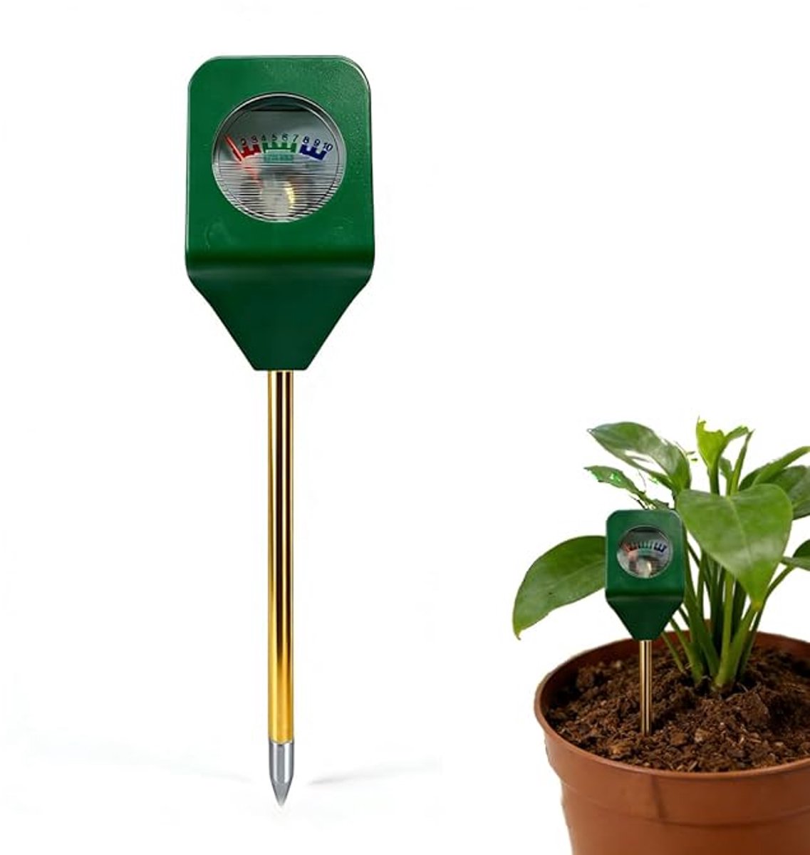 planthygrometer, bodemhygrometer, batterijloze hygrometer Geschikt voor tuinbouw en landbouw, bodemmeter, bewateringsindicator, bodemvochtigheidssensor