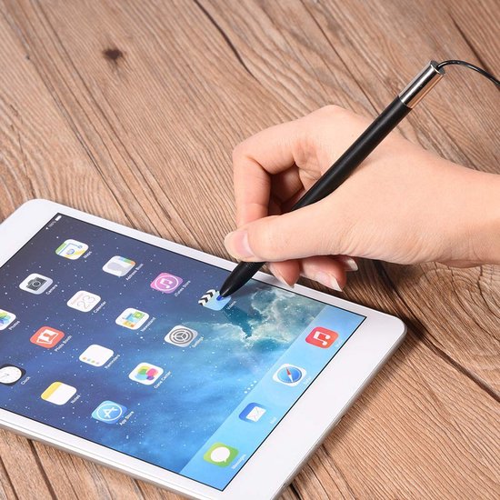 Dailygoods- Stylus Pen Krasbestendig - Snoergebonden - Hoge Gevoeligheid - Touchscreen Pen - Compatibel met Navigatiesystemen - Voor Precisie Schrijven - Touchscreenpen — afbeelding 2