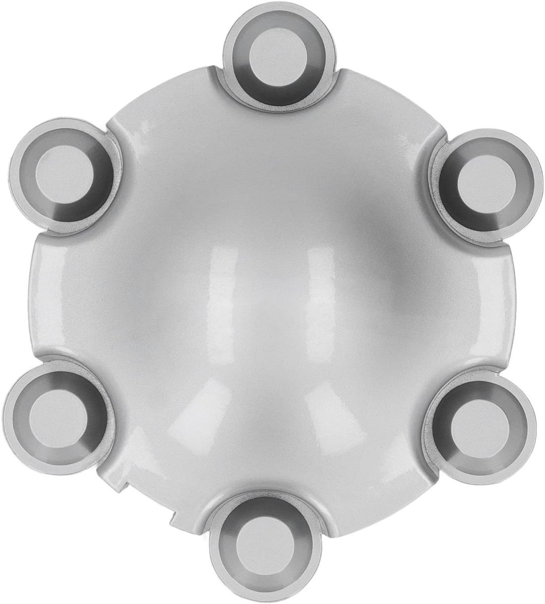 Dailygoods- Wielnaafdop Hittebestendig - Vervanging voor ISUZU D-MAX 2012-2015 - ABS - Zilvergrijs - Voorkomt corrosie en roest - Naafdop