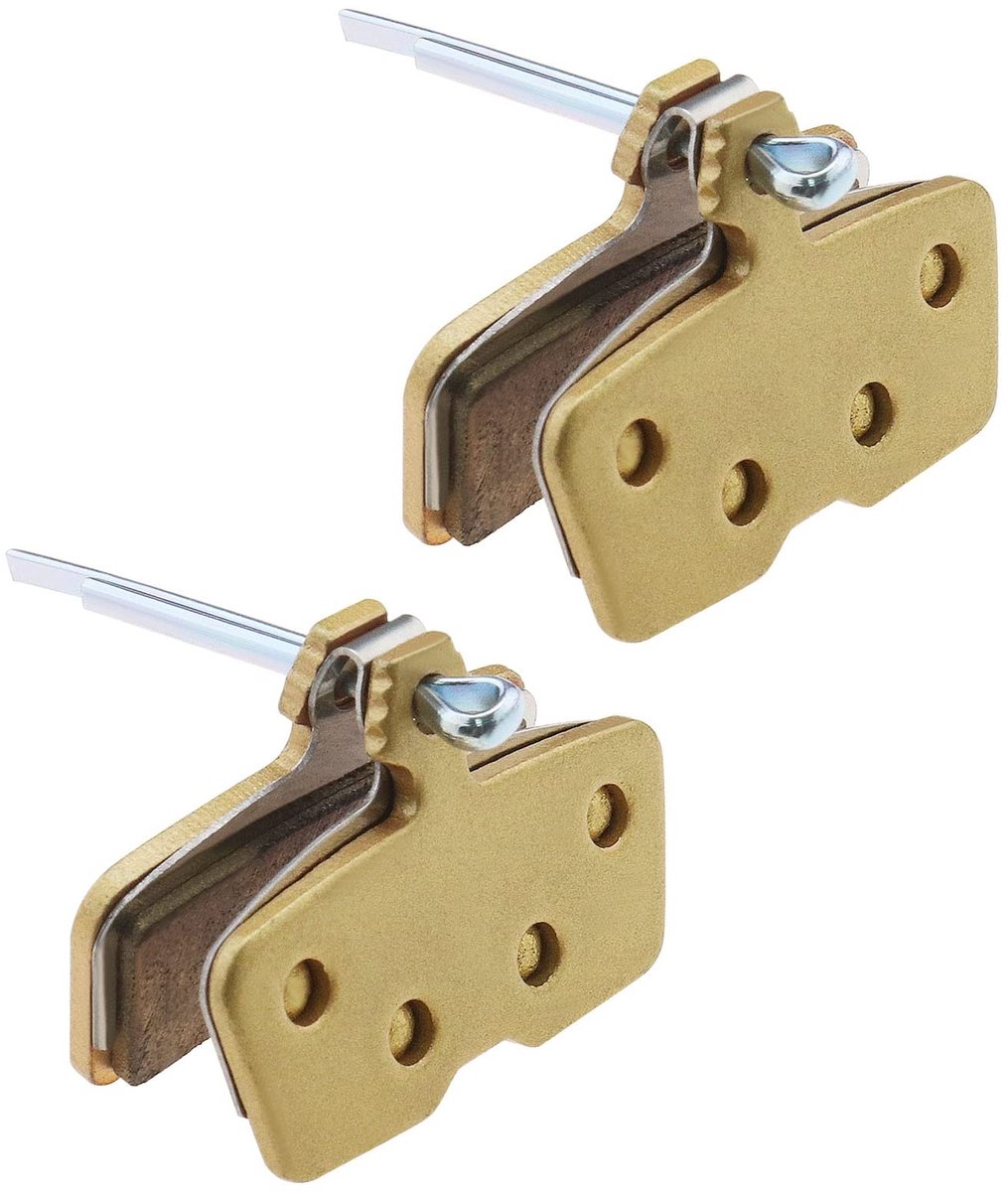 Dailygoods- Remblokken Gesinterd Metaal - Compatibel met Avid Code R - Schijfremmen - 2 Paar - 40x26mm - Goede Slijtvastheid - Schijfremblokken