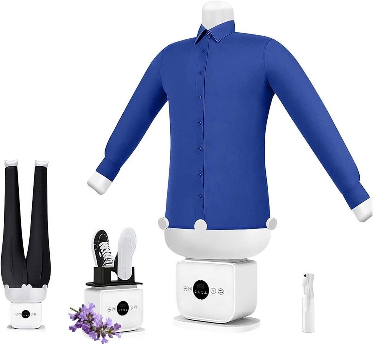 Kledingstomer - Strijkapparaat - Kreukvrij Maken - Handsfree Strijken - S-XXL - One Color
