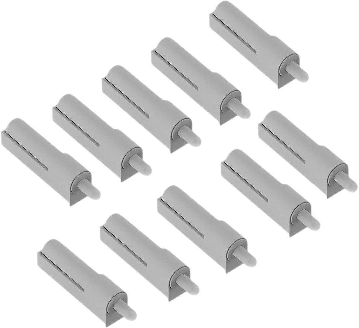 Dailygoods- Kastdeurdempers 10 Stuks - Demping Kastdeuren Zacht Sluiten - Geruisloos Sluitmechanisme - Meubel Dempers ABS - Eenvoudig Te Monteren - Duurzaam Woonklimaat