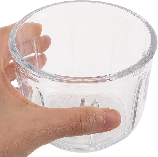 Glazen Kom - Keukenmachine Kom - Ingrediënten Verwerken - Grote Capaciteit - 350 ml - Transparant — afbeelding 4