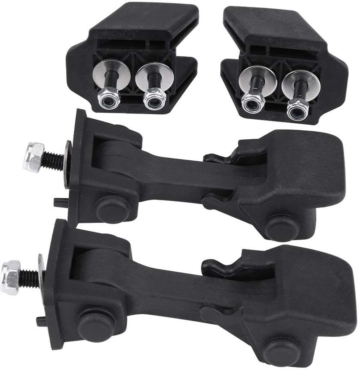 Dailygoods- Hood Latch veiligheid - 2 Stuks - Vervanging voor OE-nummer 55395653AF - Geschikt voor JK 2007-2016 - Metaal/Kunststof - Gewicht ca. 341 g - Motorkapvergrendeling