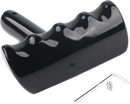 Dioche T-handvat Vorm Auto Versnellingspookknop Shifter voor, &, Hoogwaardig ABS, Ergonomisch Ontwerp, Eenvoudige Installatie (BLACK) — afbeelding 5