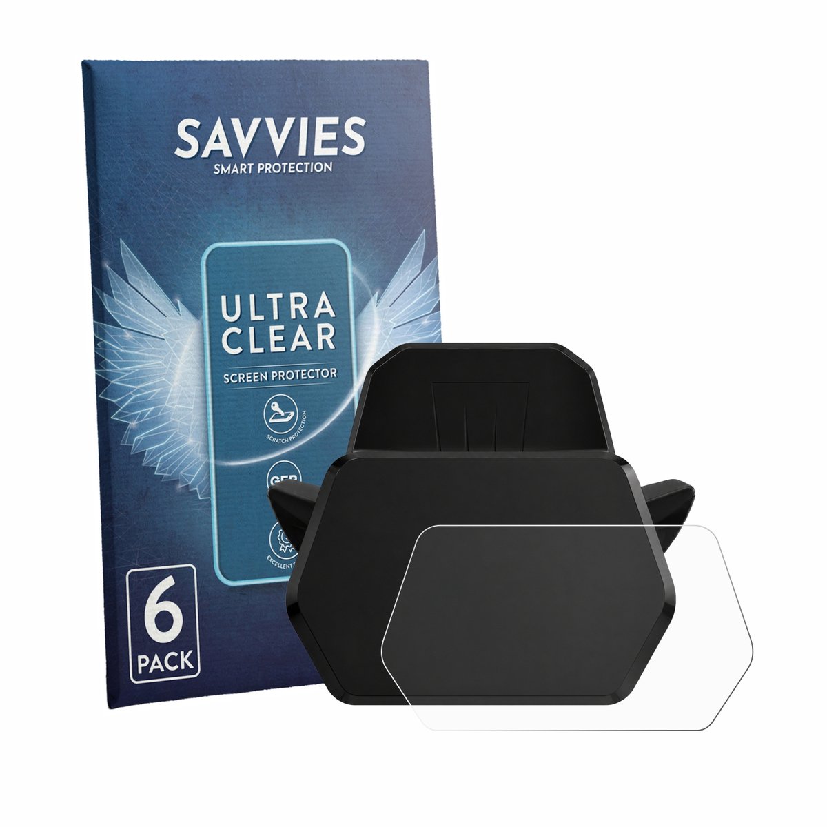 Savvies - Screenprotector voor Navee XT5 PRO - Folie Beschermfolie transparant 6 Stuks