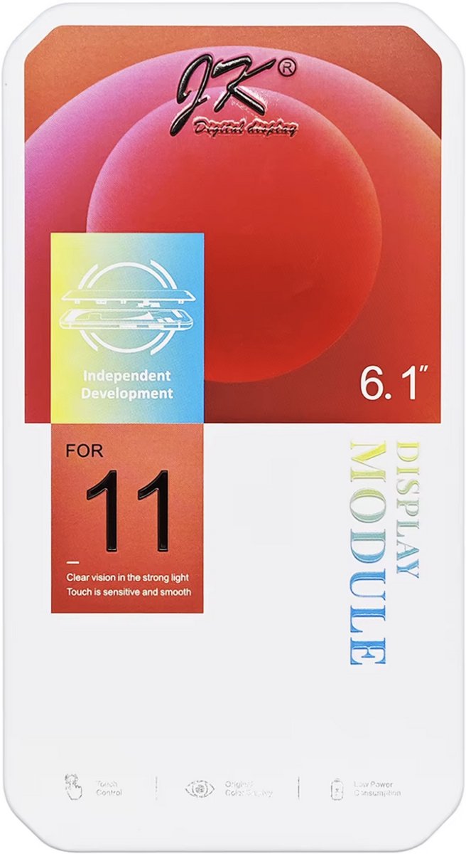 JK LCD Scherm voor iPhone 11 – FHD Display Module – OEM Kwaliteit – 6.1 Inch – Zwart