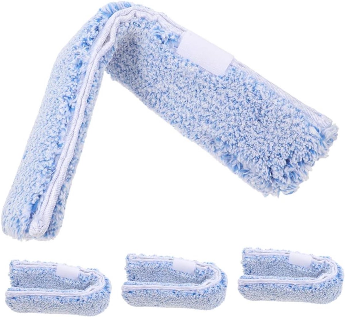 Raamwisser Pads - Microvezel Hoezen - Glas Oppervlakken - Universele Compatibiliteit - 4 Stuks - Multi