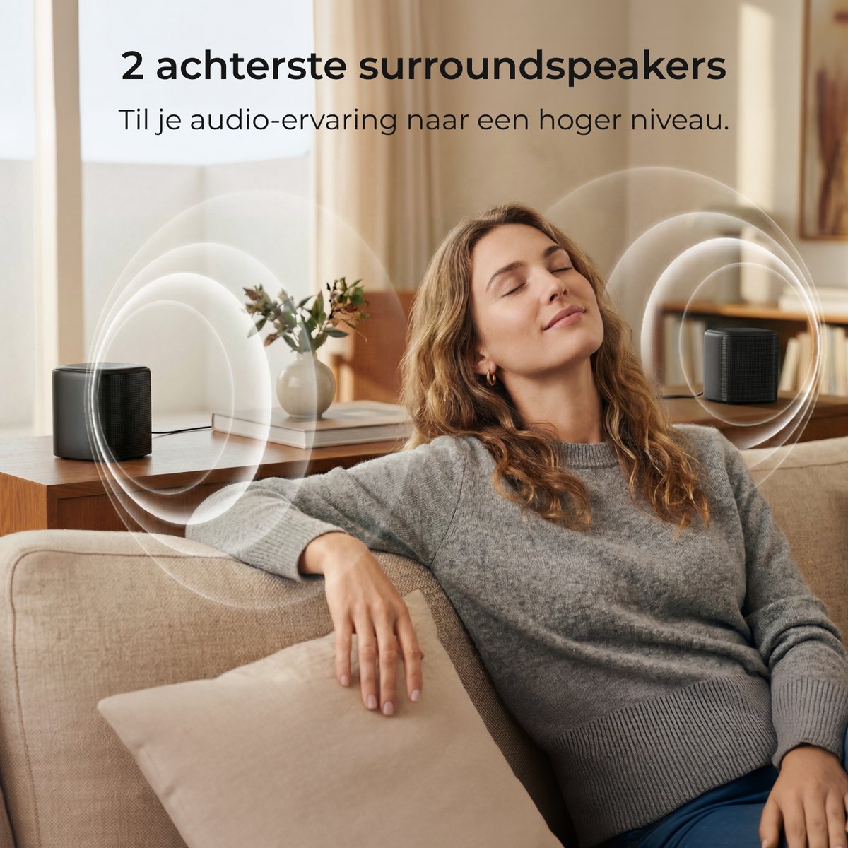 ULTIMEA 7.1 Soundbar met Dolby Atmos, Inclusief 5,25" Subwoofer en 4 Surround Speakers, Home Cinema Systeem voor TV, HDMI eARC, Aura S5T thumbnail 7