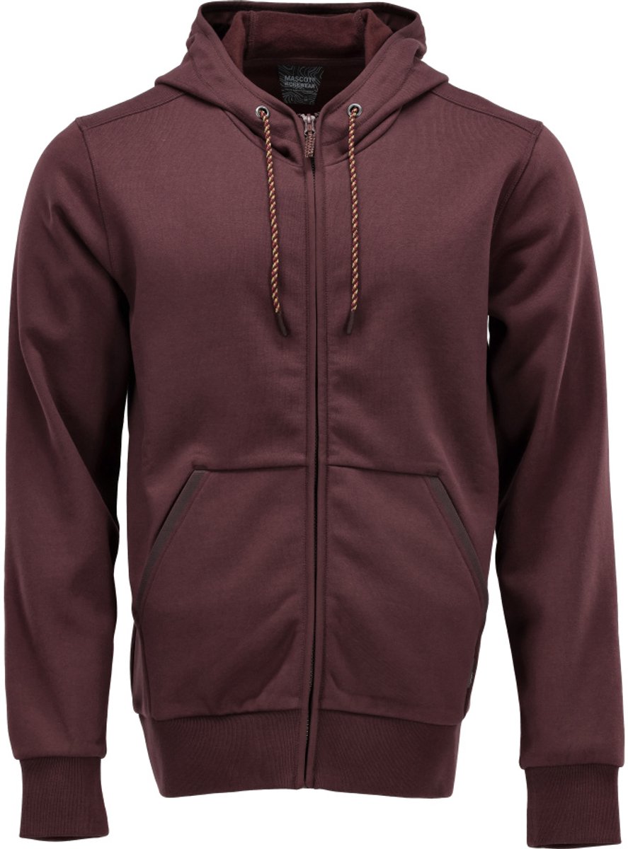 Mascot Customized Capuchontrui met rits 22486-378 - Bordeaux - XS