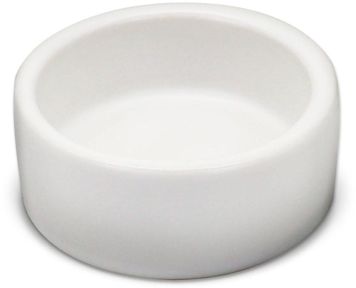 Dailygoods- Reptielenvoederschaal Onbreekbaar - Keramiek - Anti-vluchtontwerp - Voederschaal - Waterschaal - Afmetingen 10 x 3,2 cm
