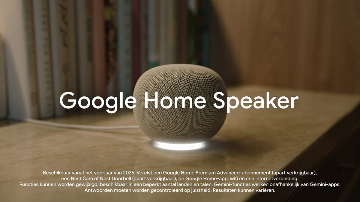Google  Speaker ポーセリン 本体 Google Home Speaker - Porcelain | bol