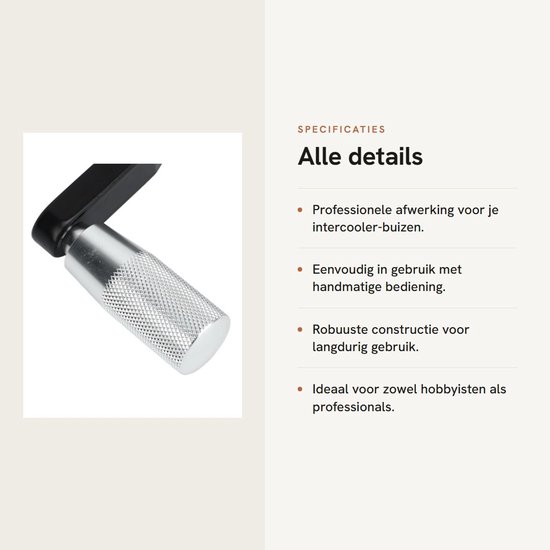 VT Goods - Intercooler Pipe Bead Form Roller Machine - Bead Roller Tool - Handmatig - Voor 5/8 inch en grotere buizen - Professioneel ogende bead - .. van Merkloos — afbeelding 3