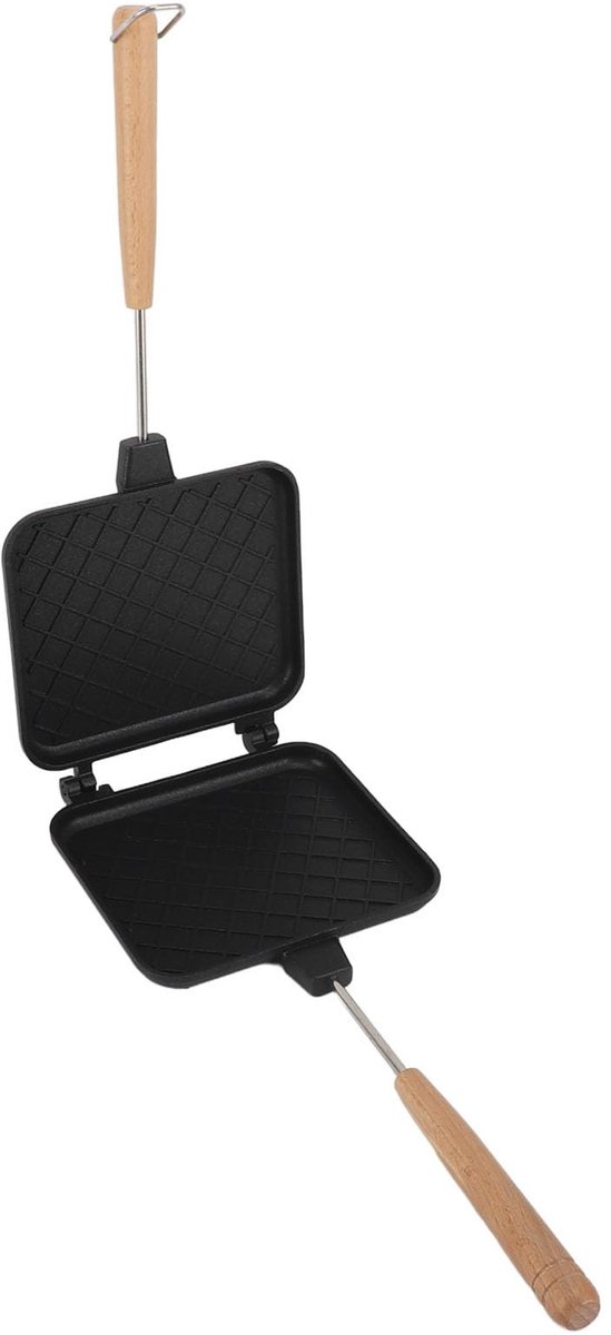 Dubbelzijdige Koekenpan Tosti-ijzer Multifunctioneel Ontwerp Gas Inductie Geschikt - Antiaanbaklaag - Vaatwasserbestendig