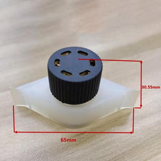 Koperen Luchtpijp - Ventiel Adapter - Opblaasbare Producten - Goede Luchtdichtheid - 65 x 3055 mm - Wit — afbeelding 5