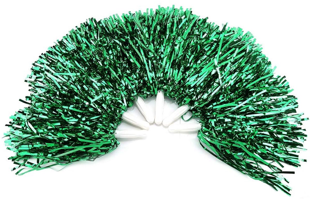 Dailygoods- Pompons 6/12 stuks - Cheerleader Accessoire - Decoratie - Pompoms - Sportevenementen - Hoogwaardige materialen - Cheerleader Poms