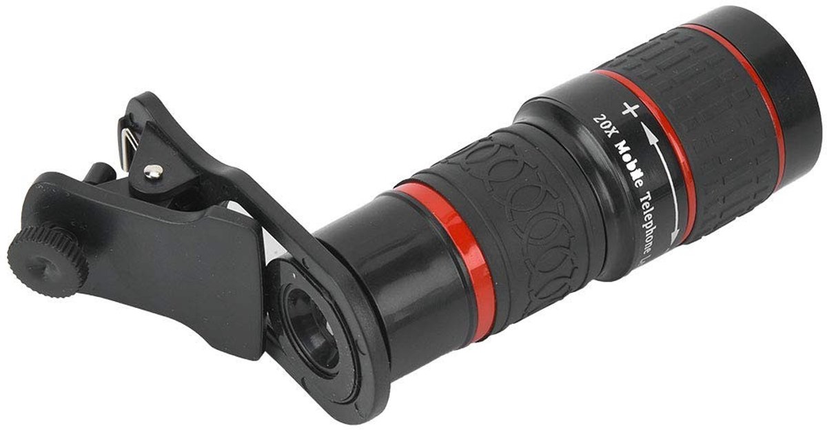 Dailygoods- Zoomlens 20X lange focus - Telelens voor smartphone - Telelens voor tablet - Lichtgewicht en draagbaar - Hoge definitie beeldkwaliteit - Eenvoudig te installeren